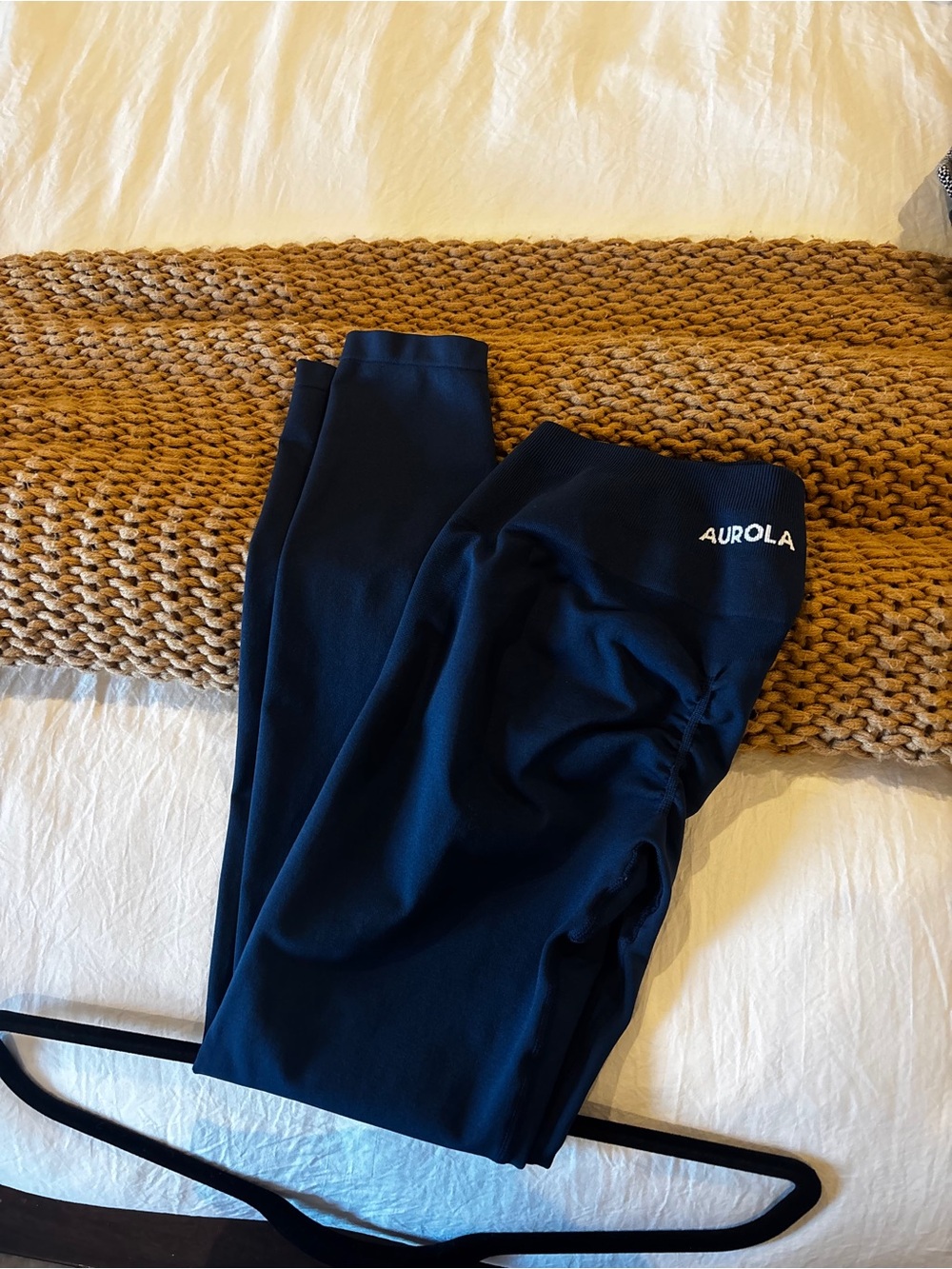 Aurola Navy High-Waist Leggings
